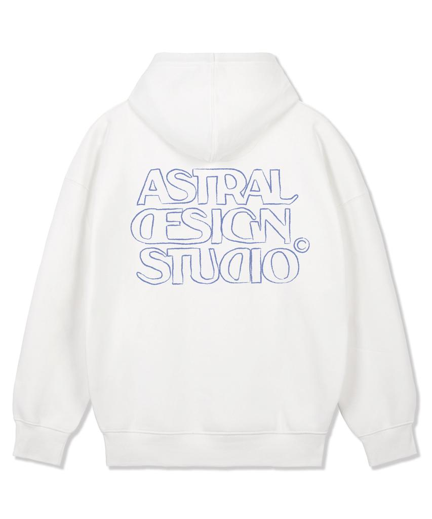 Худи с широкими плечами Astral Design Studio 2_Белый