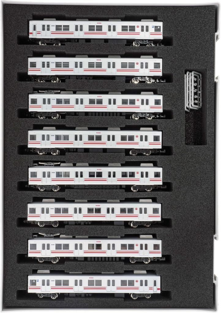 Greenmax N gauge Серия Tokyu Railway 8090 Линия Toyoko поздняя модель 8-вагонный набор с мотором 31950 модель поезда