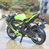 MotoGP Ninja ZX-6R Гоночный мотоцикл Симуляция Изысканный литой и игрушечный автомобиль RMZ city 1:Модель коллекции 12 сплавов