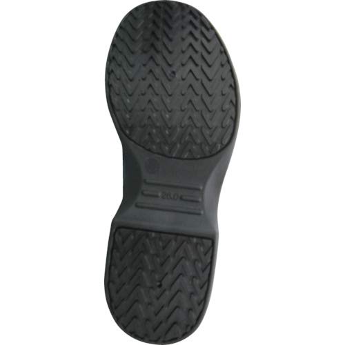 NISSHIN RUBBER Защитная обувь Hyper V #9000, Нескользящая, Стандарт JIS Тип S, Натуральная кожа, Стальной подносок, Мужская, Черный, Размер 26 см, 3E
