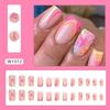 Butterfly Wavy Flowers False Nails French Press on Nails Fashion Nail Tips  DIY