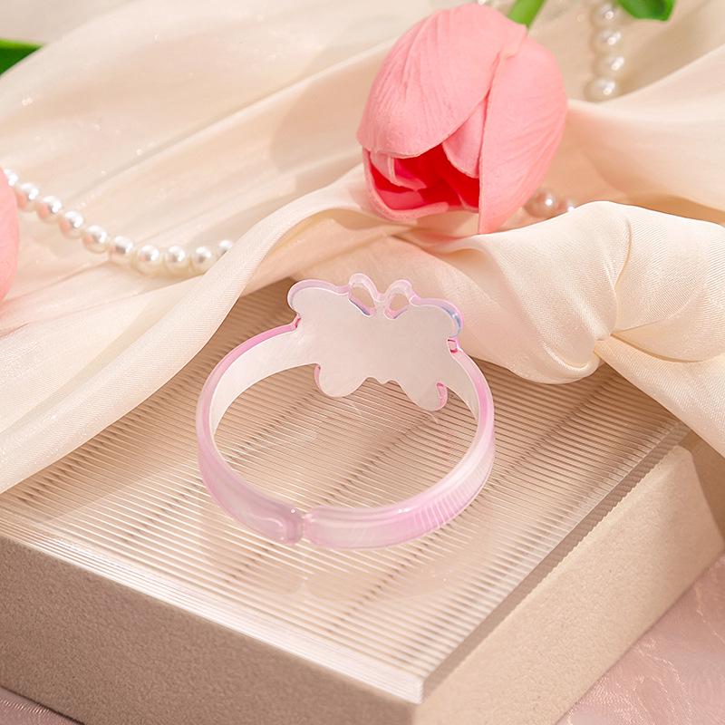 Очаровательный детский браслет с бабочкой и подсолнухом - Милые мультяшные цветочные украшения