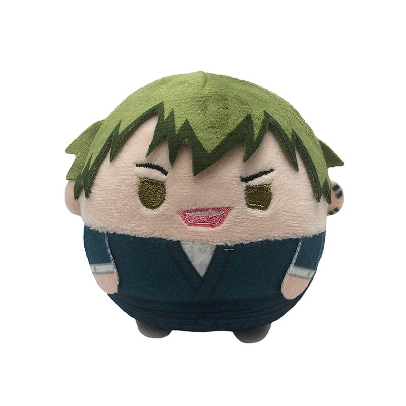 10cm Cartoon Jujutsu Kaisen Round Plush Toy Yuji Itadori Maki Zenin Choso Cosplay Doll For Anime Fans