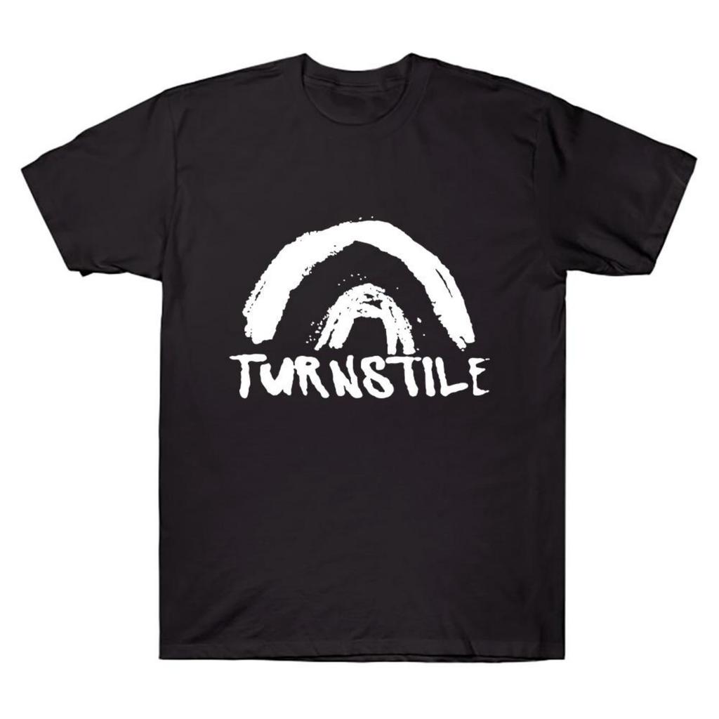Футболка Turnstile DOUBLE RAINBOW, футболка Turnstile Band с коротким рукавом, унисекс, хлопковая одежда, графический принт, рок, уличная мода, Y2K.