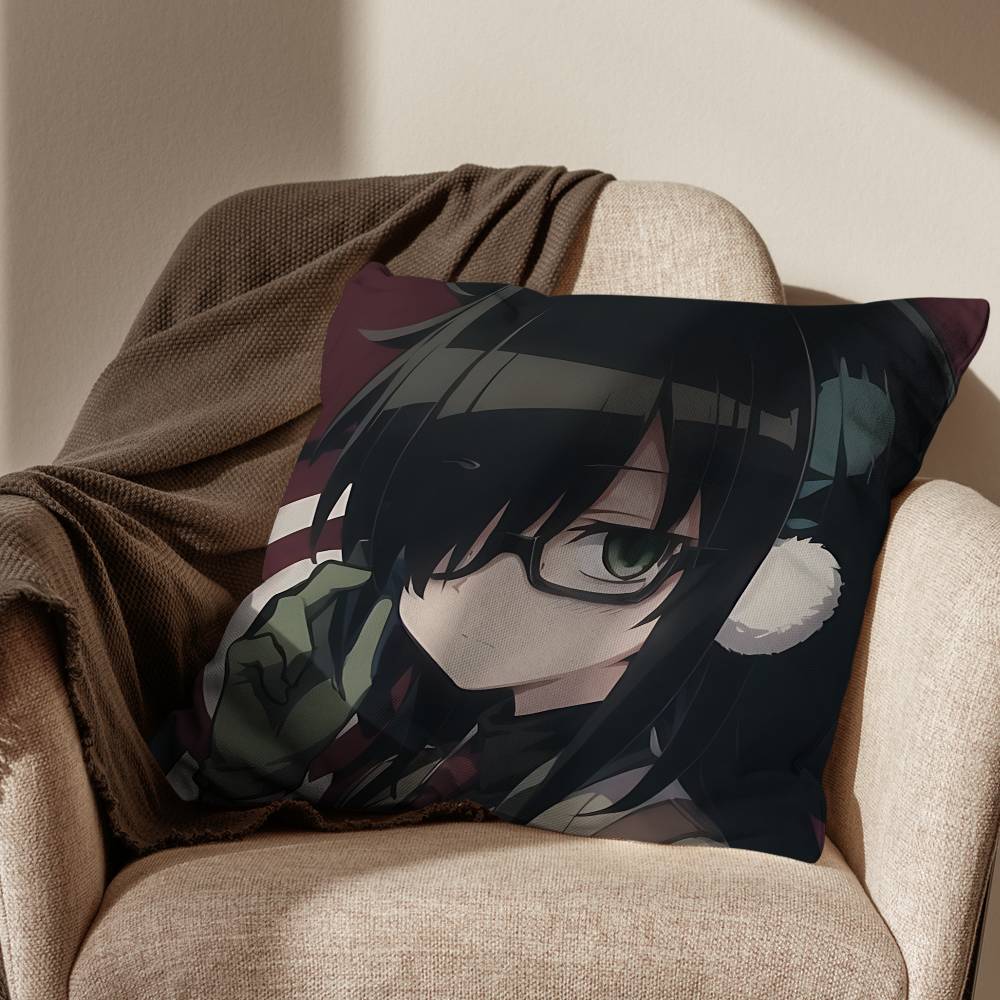 Watamote милая Томоко Куроки Наволочка Офисные Подушки Подходят для Дивана Машины Спальни Декоративная Наволочка