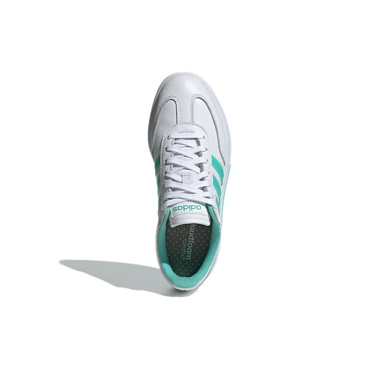 Adidas Neo Gradas Удобные Повседневные Прочные Низкие Кеды для Скейтборда Женские Кроссовки Белые Зеленые H01225