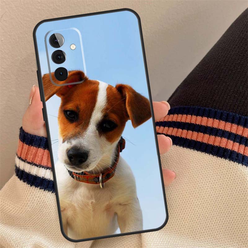 Чехол Capa для собаки Джек-рассел-терьер для Samsung Galaxy A52 A42 A32 A22 A12 A53 A33 A23 A13 A51 A71 A14 A24 A34 A54