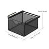 Wire Mesh Storage Basket Organizer Home Decoration Hanging Pullout Drawer for Dining Room Counter Bedroom Under Desk Pantry
