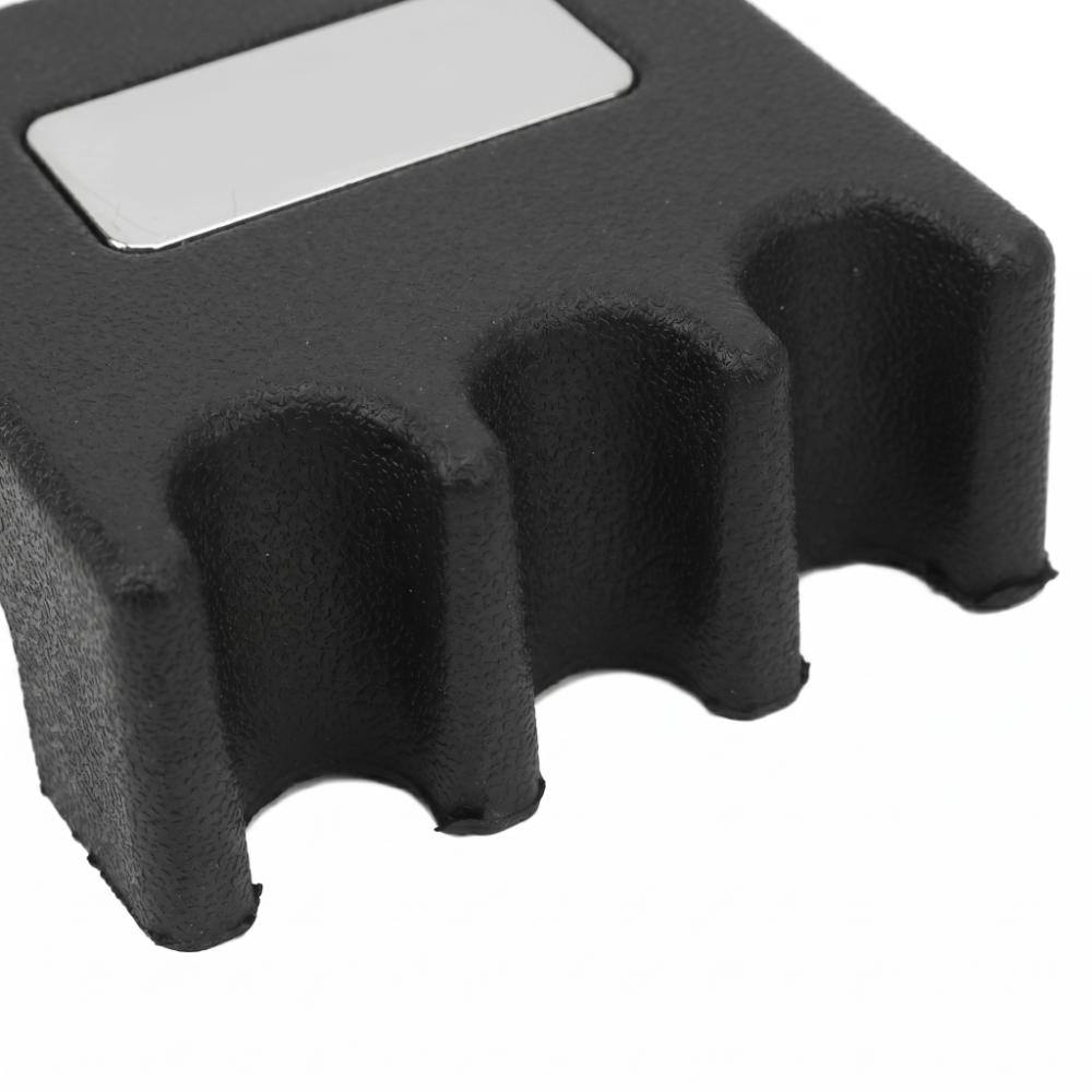 Three Slot Cutouts Cue Rest Non-Slip Surface Billiard Accessory Cue Stick Holder Home Game Room