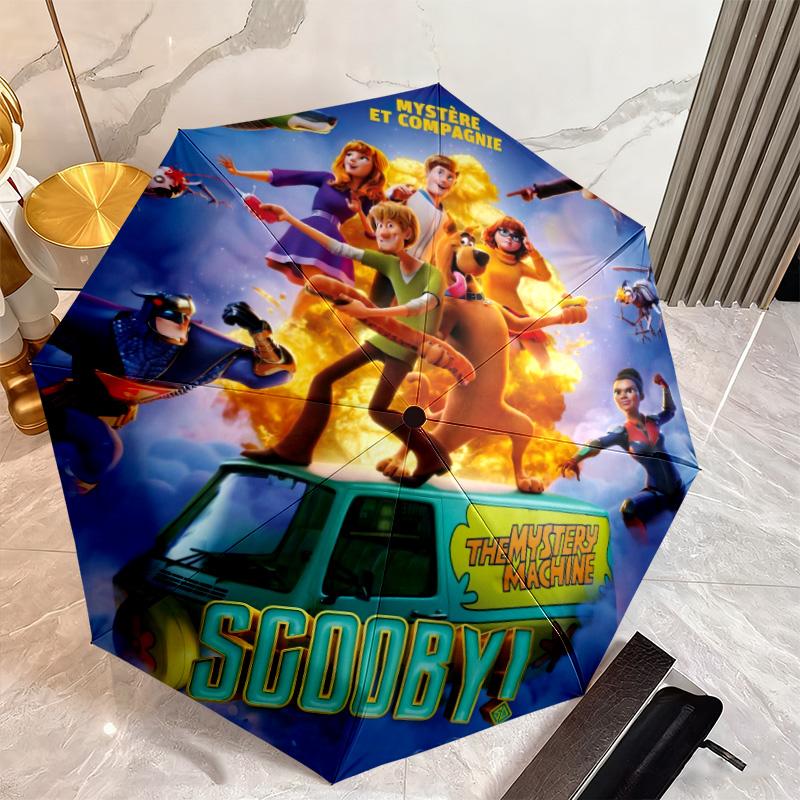 Halloween fantasy comedy adventure cartoon movie Scooby-Doo umbrella is suitable for all seasons, including home travel and outdoor activities Y6