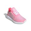 adidas Оригинальные Swift Run J Кроссовки для бега с круглым носком, шнуровкой, дышащие, низкие, детские, розовые, белые EF5951