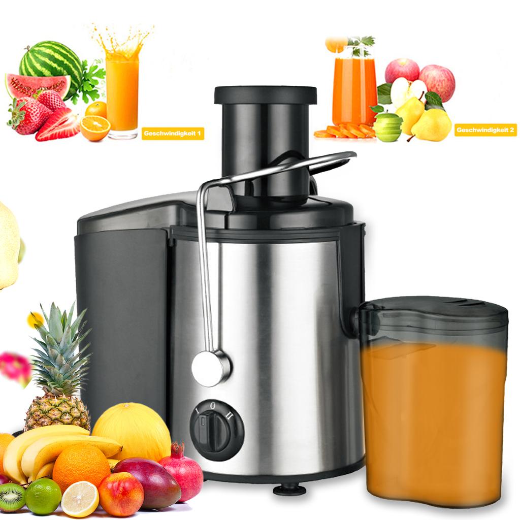 Juicer Machines Extractor 800W Centrifugal Juicers Electric Anti-Drip 2 Speed Adjustable with Juice