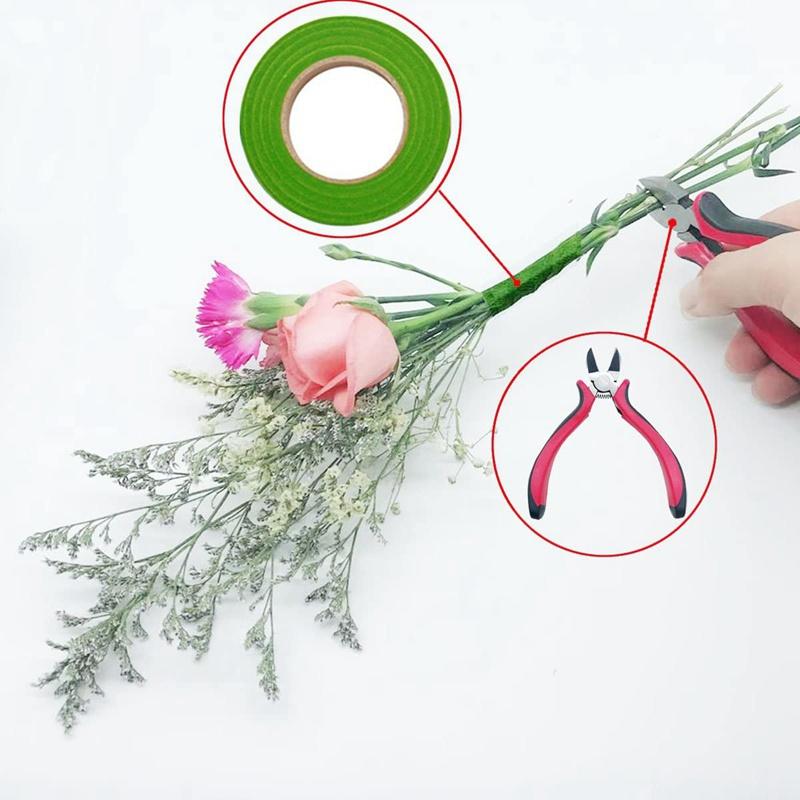 Набор инструментов для флористики Кусачки для флористической проволоки Стебельная проволока Ленты для флористики для стебля букета Флорист