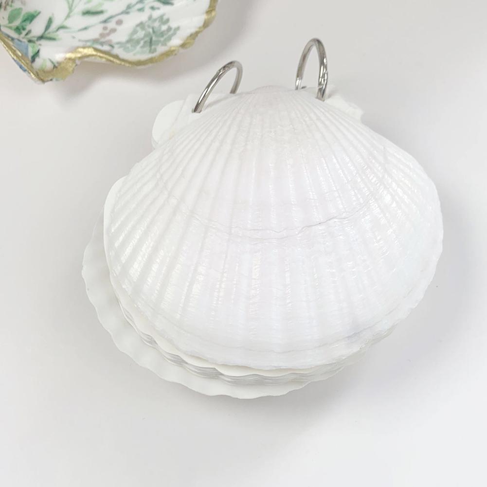 Миниатюрный блокнот ручной работы в виде ракушки, 40 страниц, с милым рисунком ракушек. Портативный блокнот для женщин и девушек, подарок на день рождения.