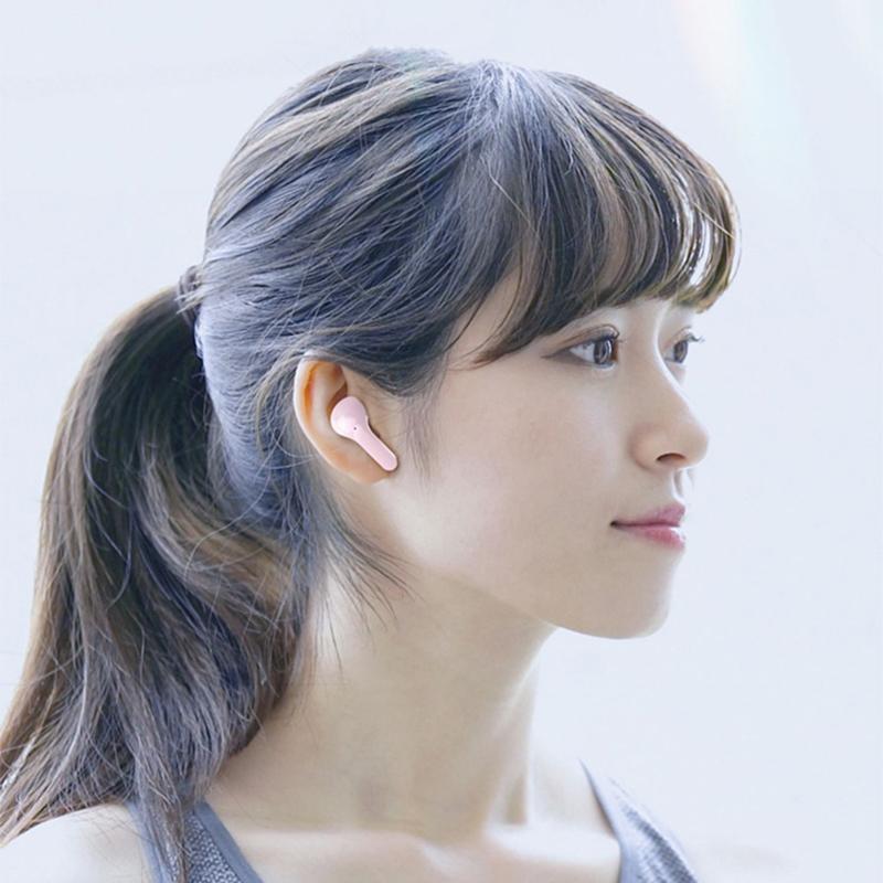 VAORLO TWS Беспроводная Bluetooth-гарнитура с прозрачным чехлом для зарядного устройства Портативные спортивные наушники-вкладыши Bluetooth-наушники для Android IOS