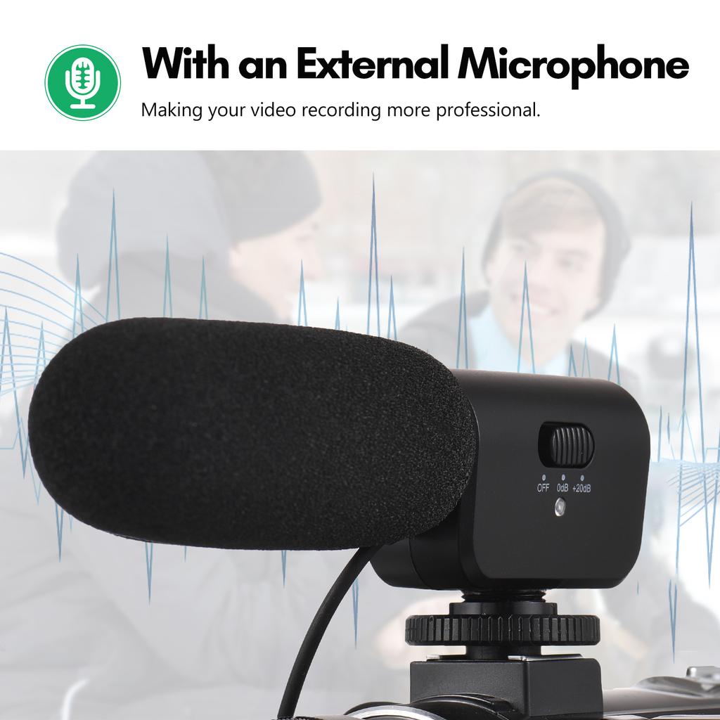 Andoer 2.7K Digital Video Camera Camcorder DV Recorder 48MP 16X Digital Zoom 3.0 Inch IPS Touch