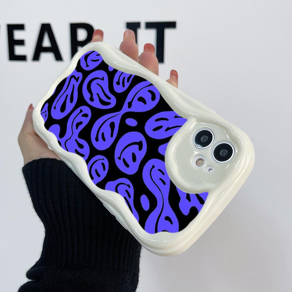 Ae88 Lovely Smiley Art Protective Phone Cases for Samsung S23 S24 Ultra A55 A14 A25 A13 Infinix Hot 40 Pro Tecno Spark 20C Wave TPU Back Cover