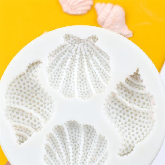 Силиконовая форма, легко извлекаемая, не липкая, термостойкая, многогранная, ракушечная, эпоксидная форма для выпечки