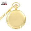 Роскошные двухсторонние полированные классические ретро карманные часы – мужские и женские кварцевые подвесные антикварные часы в подарок