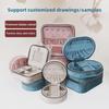 High-Quality Compact Jewelry Travel Case for Earrings and Rings