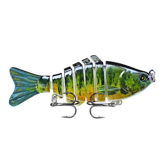 Бионическая плавающая приманка, реалистичные рыболовные снасти для ловли окуня, 3D бионические рыболовные приманки, которые плавают сами по себе для пресноводной и соленой рыбалки