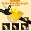 Cartoon Bicycle Headlight Rechargeable Little Duck Bicycle Riding Light Outdoor Night Cycling Bicycle Accessory for Children