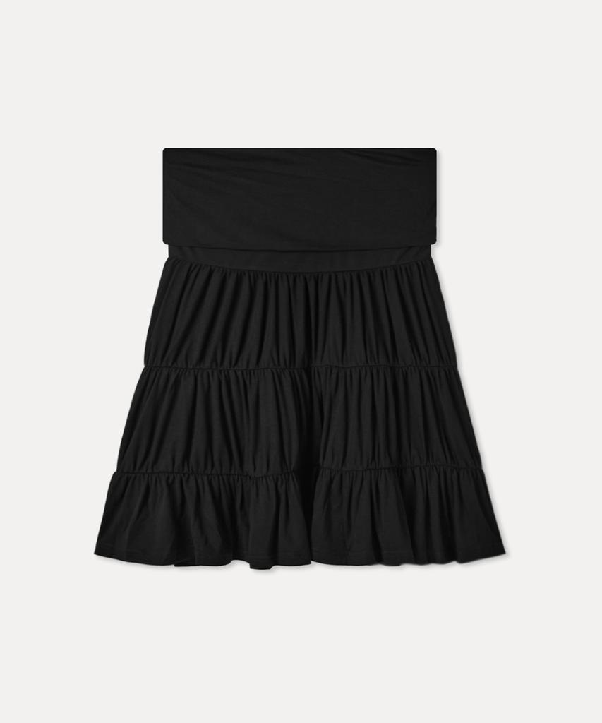 MIXXO Эластичная многоярусная юбка миди_Miwwmg526G