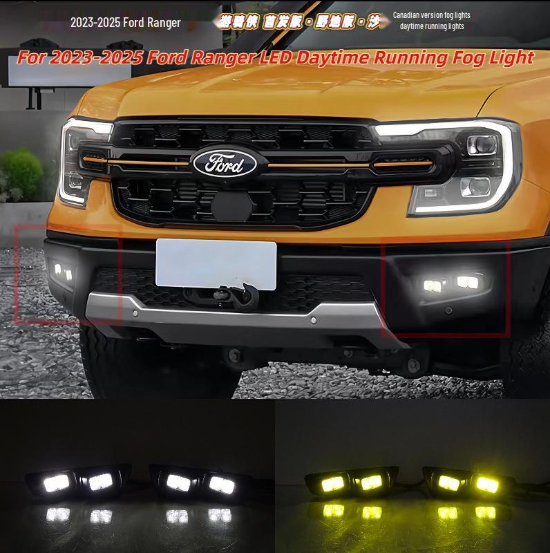 Совместимые противотуманные фары и дневные ходовые огни для Ford Ranger 2023-2025