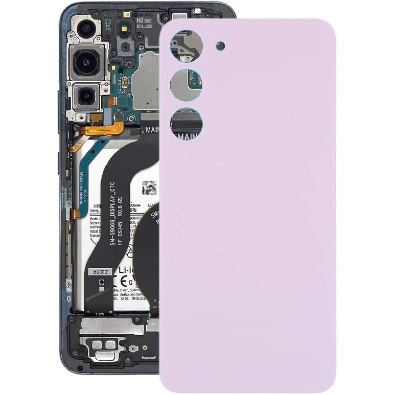 Replacement Battery Back Cover for Samsung Galaxy S23+ SM-S916B,Housing Repair Part for Galaxy S23+ SM-S916B (Pink)