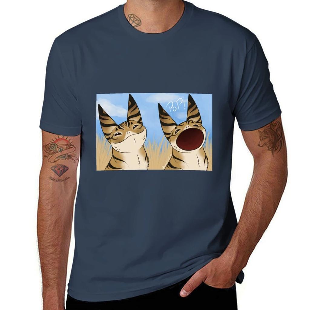 Loth Cat Pop Cat Tshirt Fashion Letter Print Tshirt
