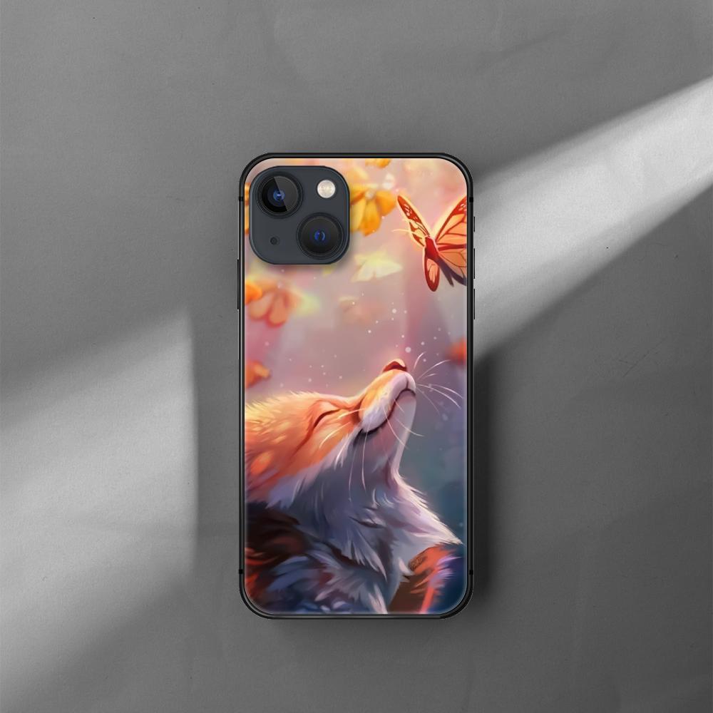 Чехол для телефона с милым животным лисы для iPhone Samsung Galaxy Redmi Xiaomi Oppo OnePlus Note SA 7 8 9 10 11 12 13 14 20 21 22 23 53 54 Pro Max Plus Ultra