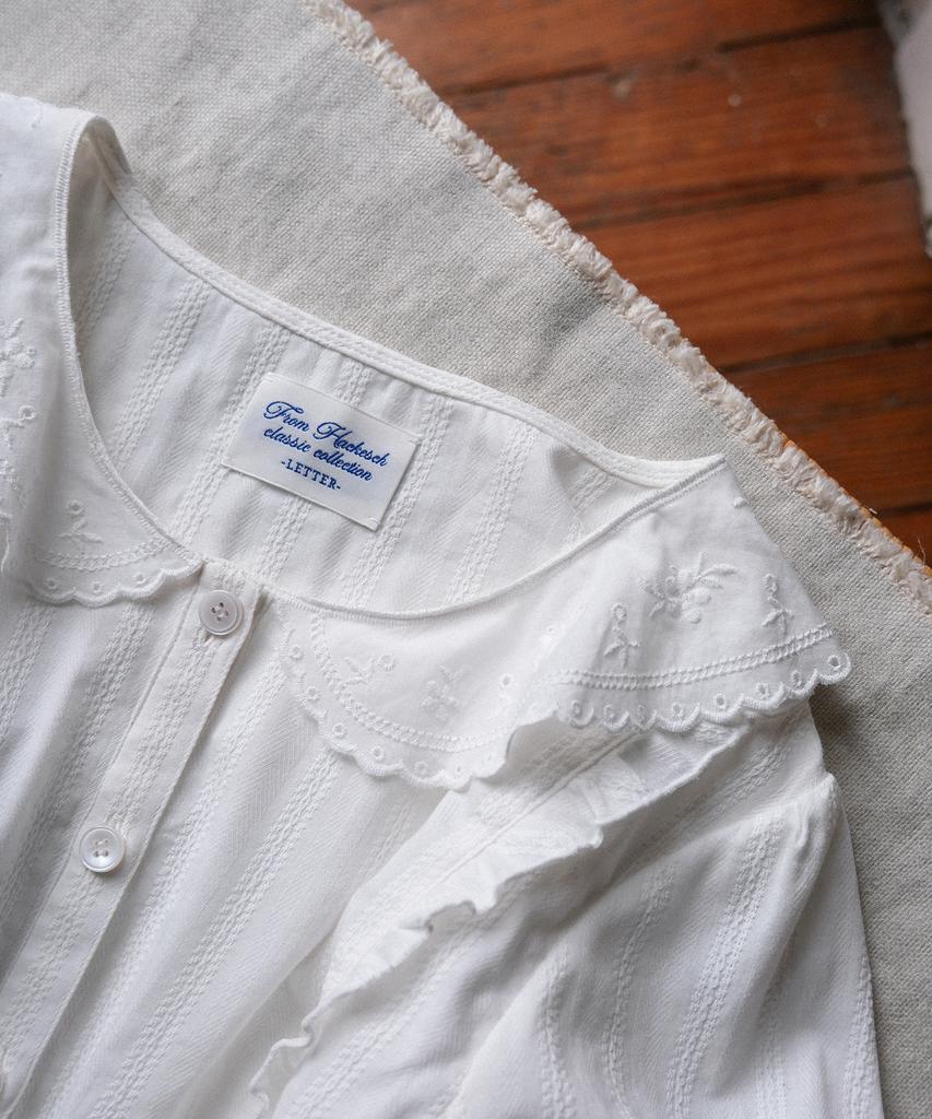 HACKESCH Tave Blouse_White