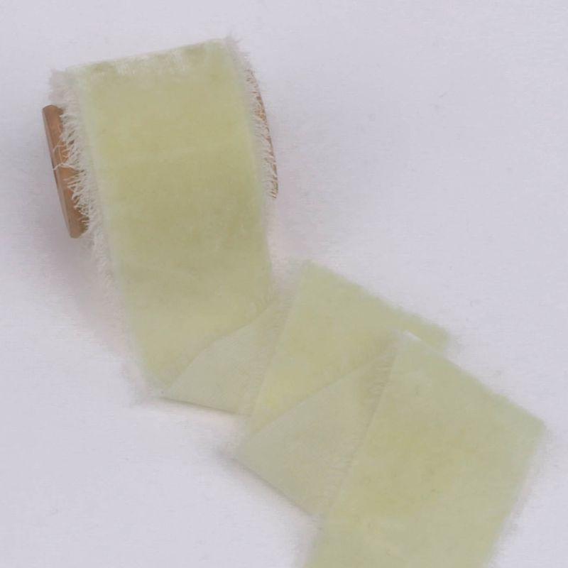 1 м/рулон Бархатная лента с флокированием, отрываемая вручную, DIY, украшение для торта, подарка, свадебного приглашения, браслета, цветов, бархатная лента, отрываемая вручную