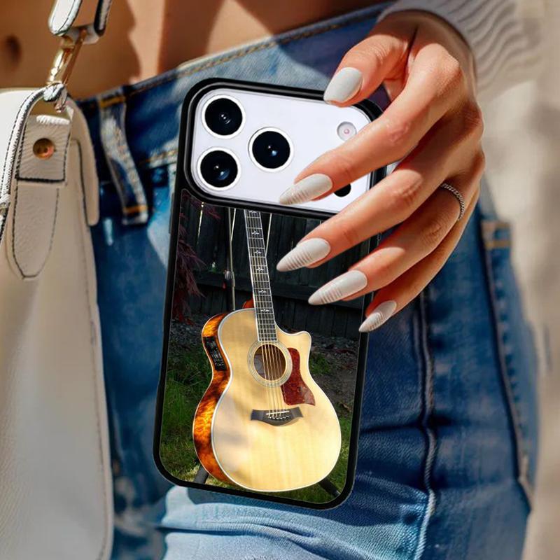 Rustic-Sepia-Guitar Phone Case For iPhone 17 Air 14 15 13 12 Max Cover For Apple 16e 11 Pro Max Plus Coque