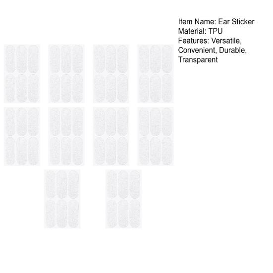 Yousheng 10 листов ушных наклеек, невидимая поддержка, фея, ушная повязка, самоклеящаяся косметическая ушная лента для мужчин и женщин