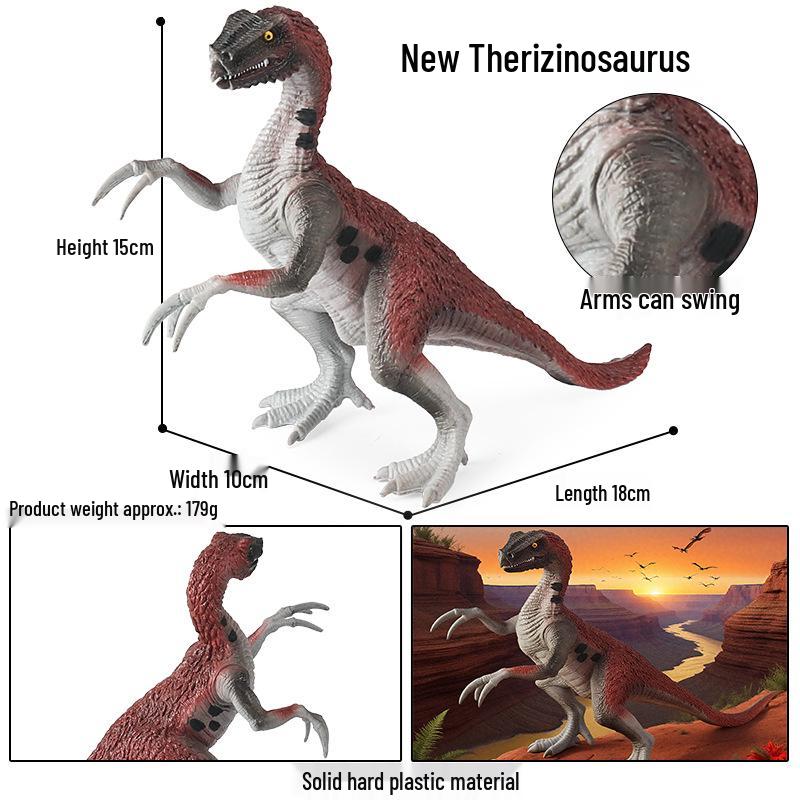 Dinosaur Model Set: T. Rex, Spinosaurus, Mosasaurus, Stegosaurus, Triceratops Cognitive Toys