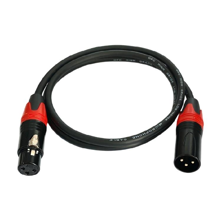 Кабель XLR для записи, 3-контактный, папа-мама, гибкий, для источника на столе, для голоса и стриминга