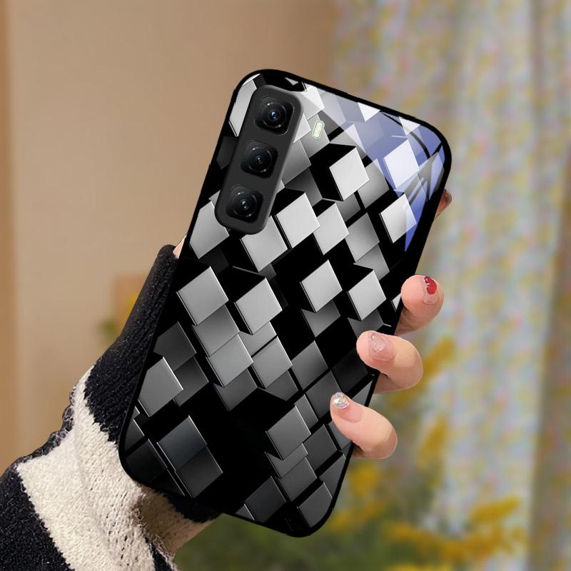 Для Infinix Hot 60 Pro Plus 60i Чехол Закаленное Стекло Чехол для Телефона Защита Камеры Защитный Чехол Для Infinix Hot60 Pro 60Pro Capa