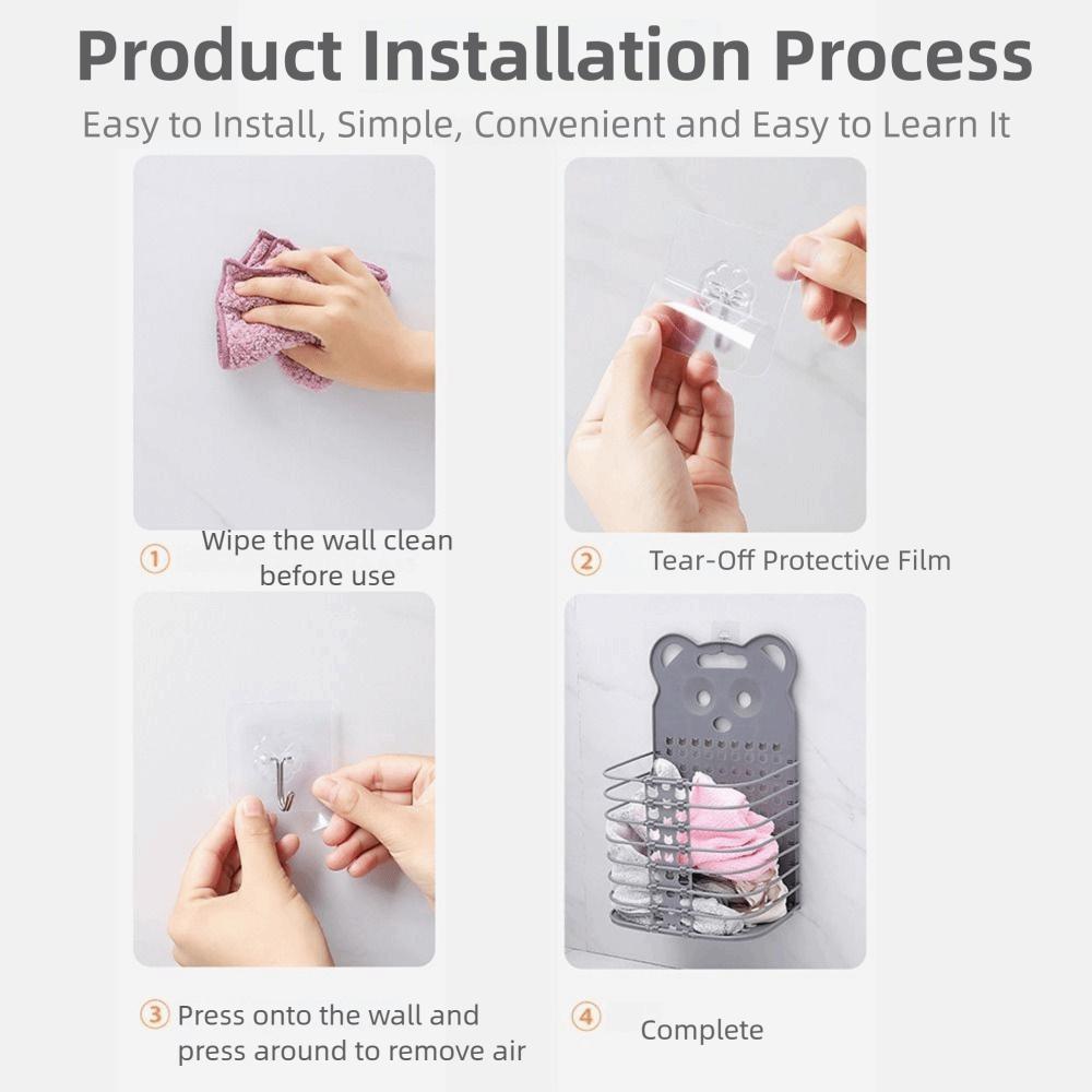 С ручками настенная корзина для белья складной органайзер для грязной одежды для ванной комнаты