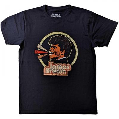 James Brown Хлопковая футболка с логотипом унисекс для взрослых