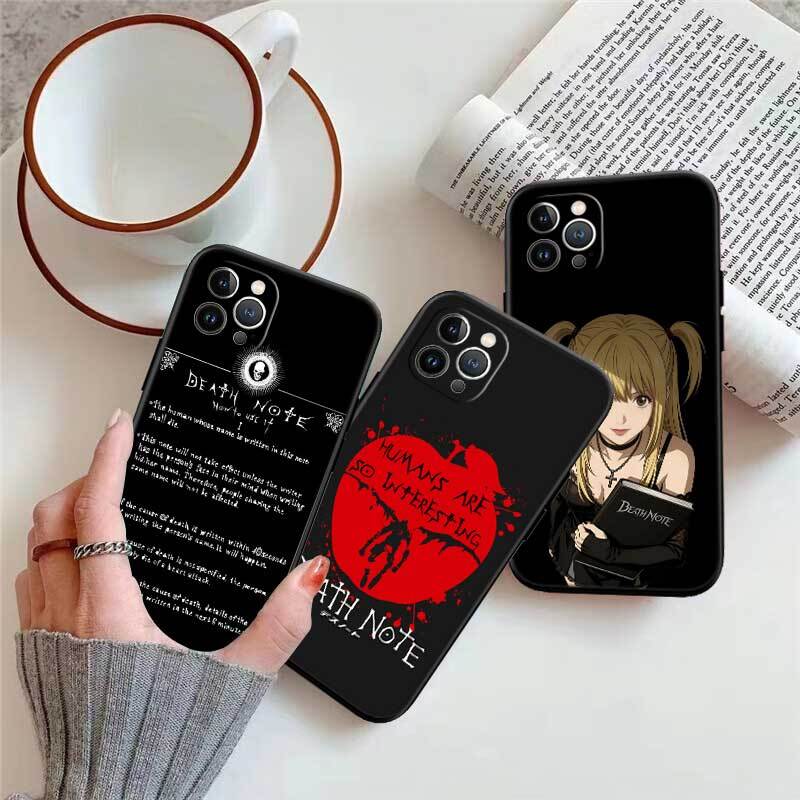 Death Note Case for Samsung Note 20 10 S25 Plus Ultra Lite FE M20 M21 M30 M31 M51 A11 A26 A51 A52 A53 A56 A70 A71 A72 A73
