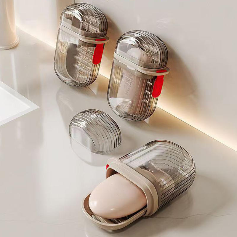 1/2/3 шт. Пластиковая мыльница Дорожный контейнер Держатель с крышкой Чехлы для мыла Герметичный органайзер Аксессуары для ванной комнаты и дома Прочные