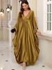 Luxuary Beach Cover Ups Golden Kaftans for Women Bust Hand Woven Maxi Dresses Summer Holiday Bathing Suits