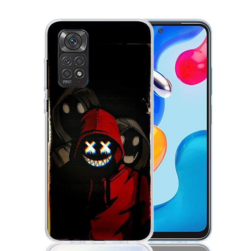 Чехол для телефона Аниме Дьявол Плохой Парень Для Xiaomi Redmi Note 15 14 13 12S 12 Pro Plus 11S 11E 11 11T 10S 10 Искусство Мягкий Чехол с Рисунком Redmi