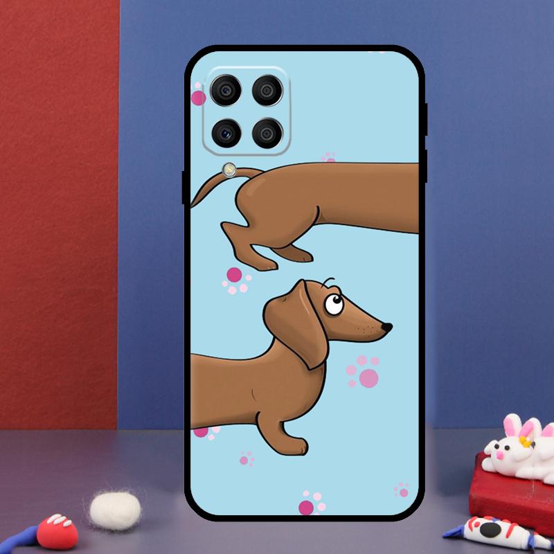 Такса Собака Чехол для телефона Samsung Galaxy M31 M51 M33 M13 M23 M53 M15 M55 M14 M34 M54 M20 M30s M32 M52