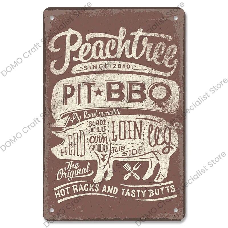 Плакат для вечеринки с барбекю, винтажные металлические жестяные вывески для гриля, ретро-налет, Настенный декор для бара, паба, заднего двора, пляжного дома