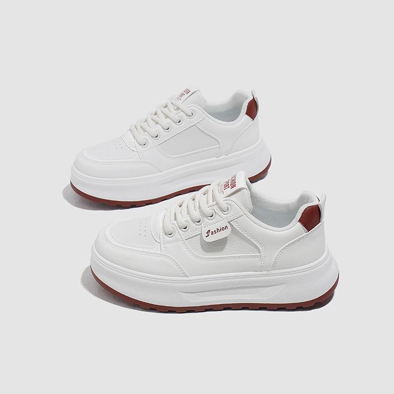 2025 Spring New Thick Baseplate Shoes Schoolgirl Ins Trend Niche Retro Korean Version Versatile Casual Shoes H789