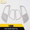 Angsino Interior Door Handle Bright Ring & Armrest Patch for 18 Models