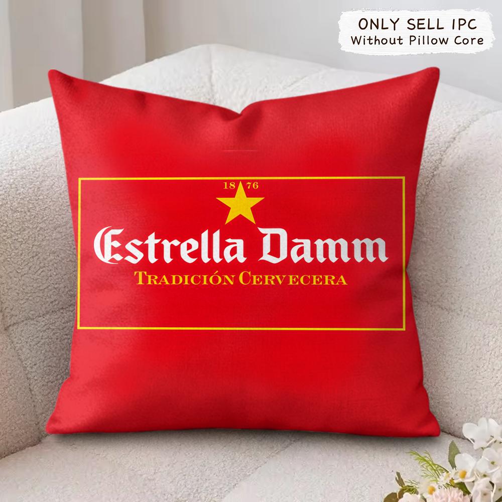 E-Estrella Damms Чехол на подушку для вина Шелковистый короткий плюш Невидимая молния Пылезащитный чехол на диванную подушку для домашнего декора