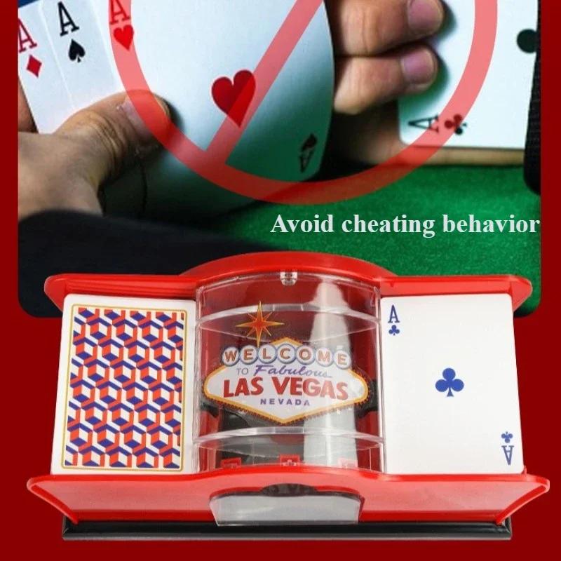 Ручной/Батарейный/USB Перемешиватель Карт Ручная Рукоятка/Автоматический Перемешиватель Карт для Игр UNO Skip-Bo Blackjack, 2 Колоды Покерных Карт